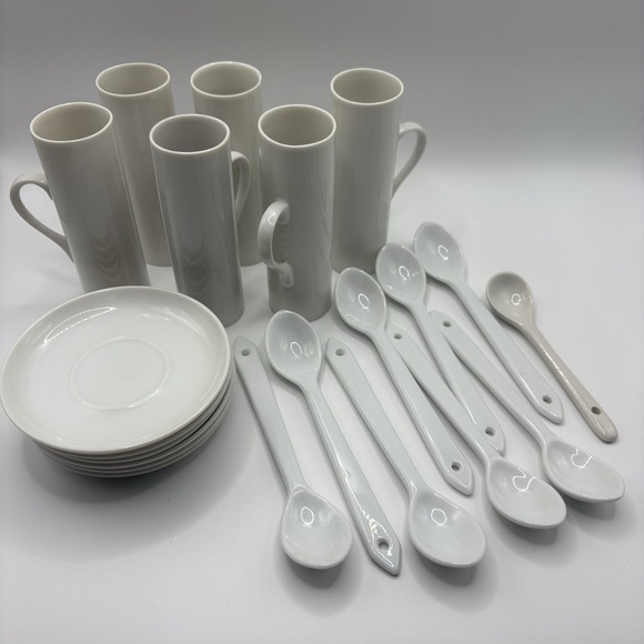 LaGardo Tackett Schmid Other - MCM Lagardo Tackett Schmid 60 Porcelain Espresso Demitasse Cups Saucers Spoons